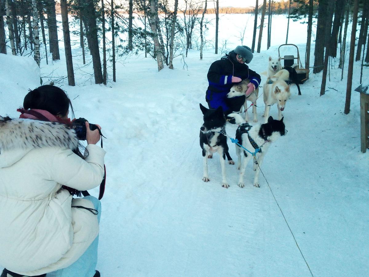 Auroracabin Chalets Saariselka Bagian luar foto